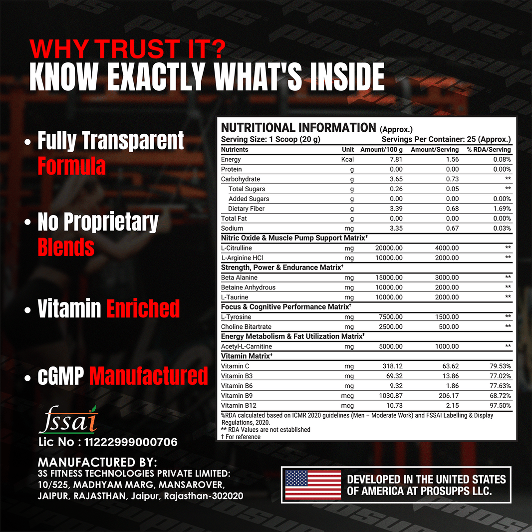 Prosupps Hyde Max Pump - Prosupps