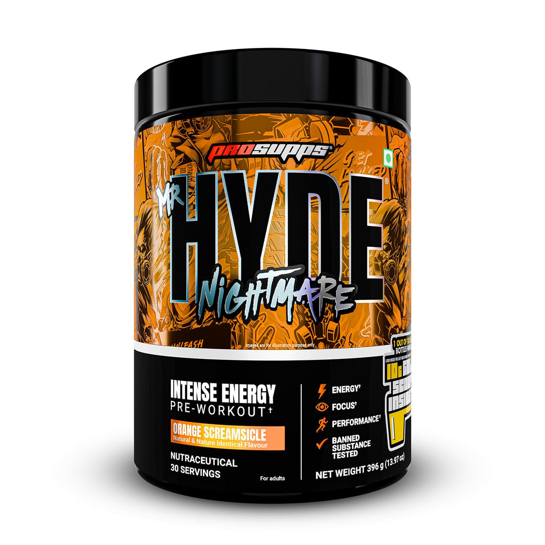 Prosupps Hyde Nightmare Pre Workout | Extreme Energy & Intense Focus Formula - Prosupps