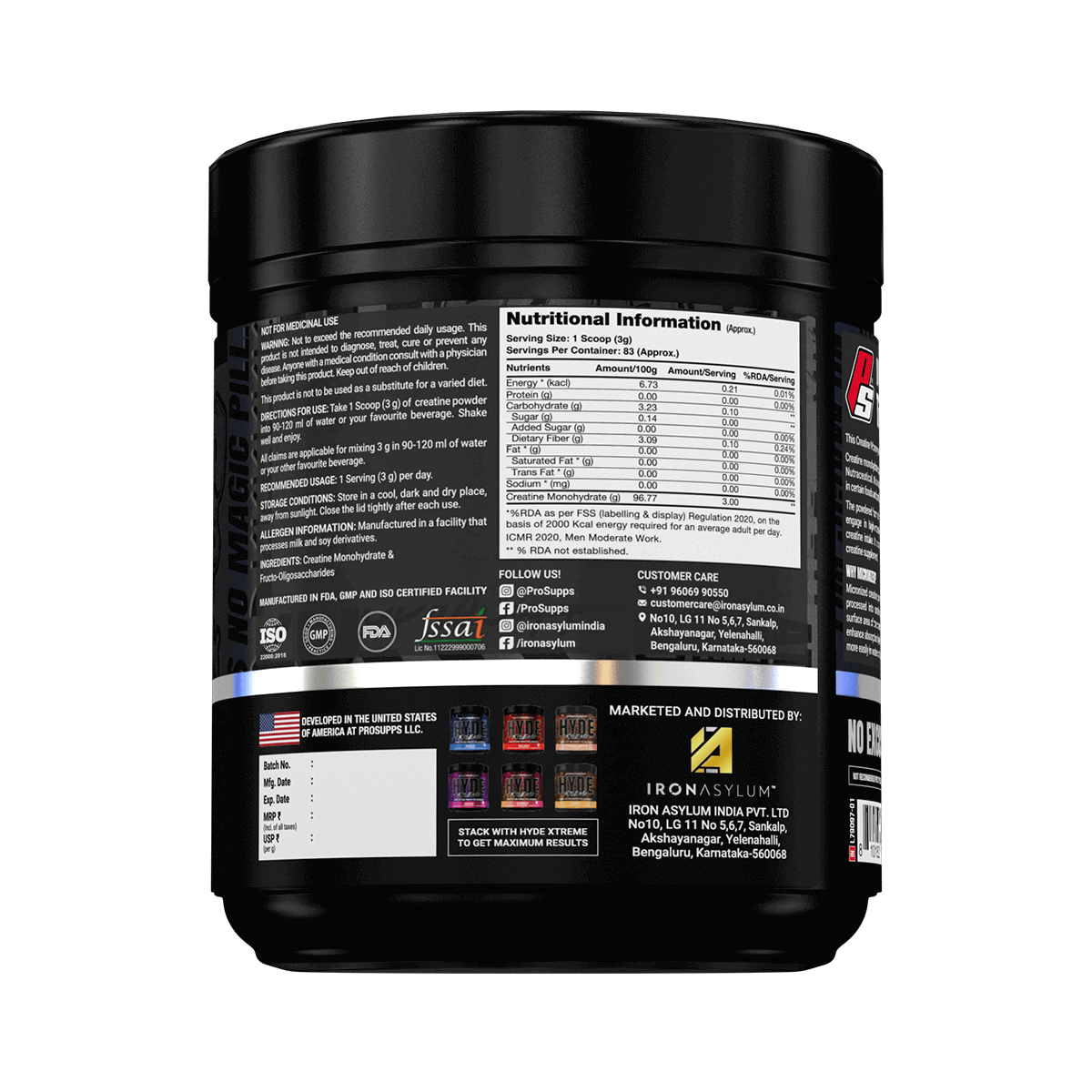 Prosupps Creatine Monohydrate