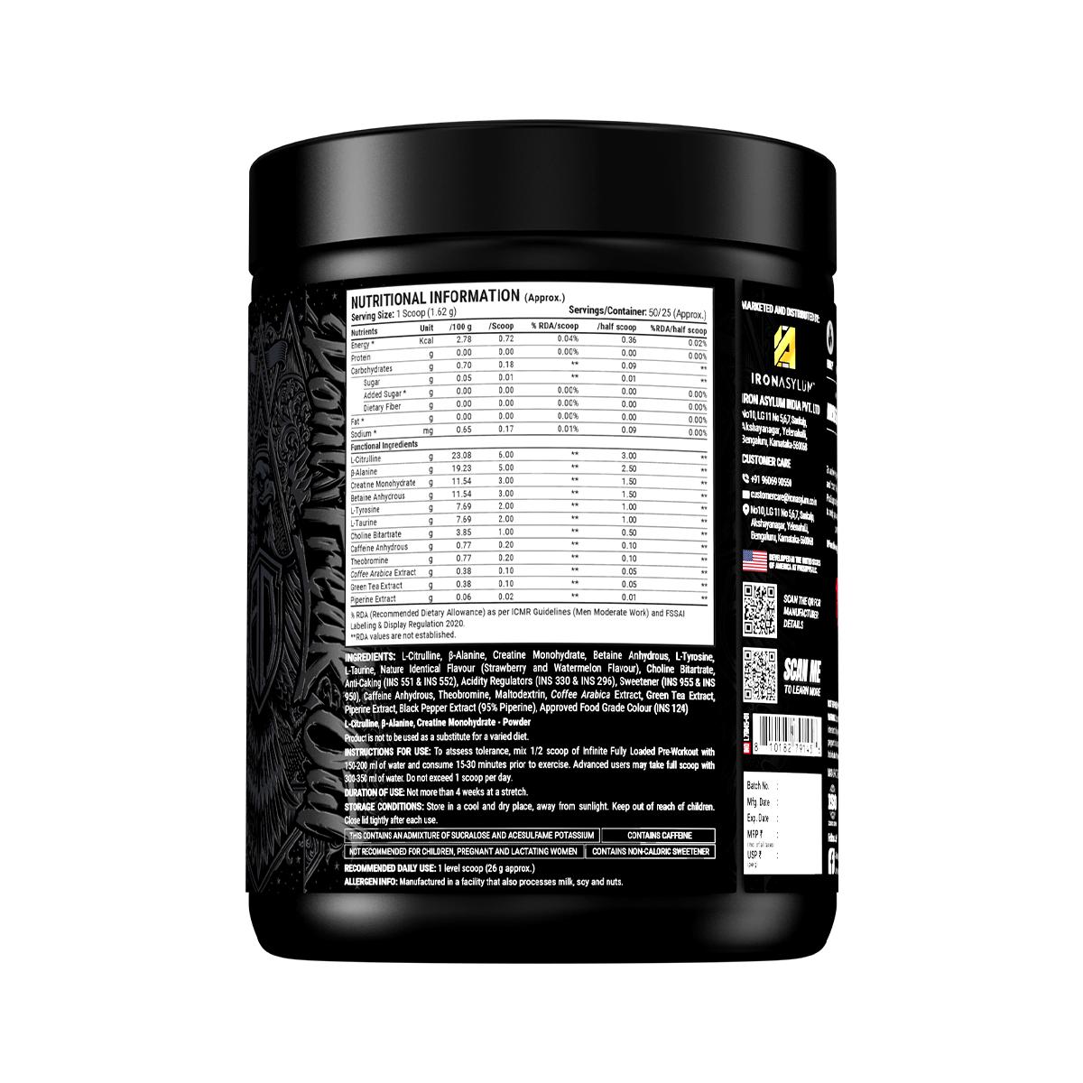 Prosupps Hyde Infinite Pre Workout