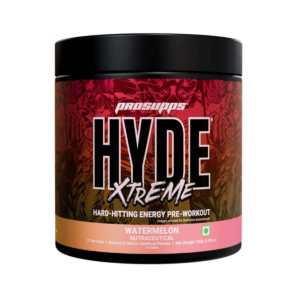 Prosupps Hyde Xtreme Pre Workout - 15 Servings - Prosupps
