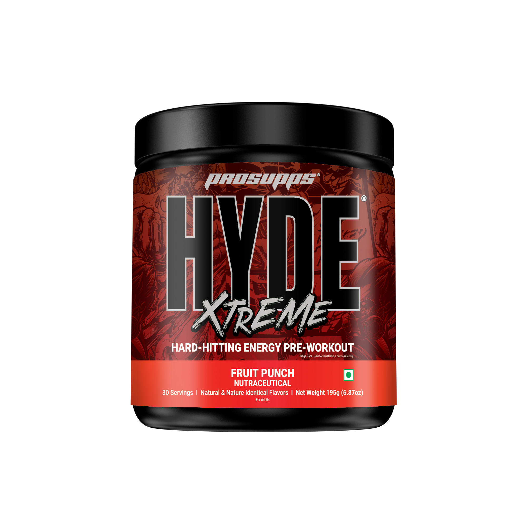 Prosupps Hyde Xtreme Pre Workout - 15 Servings