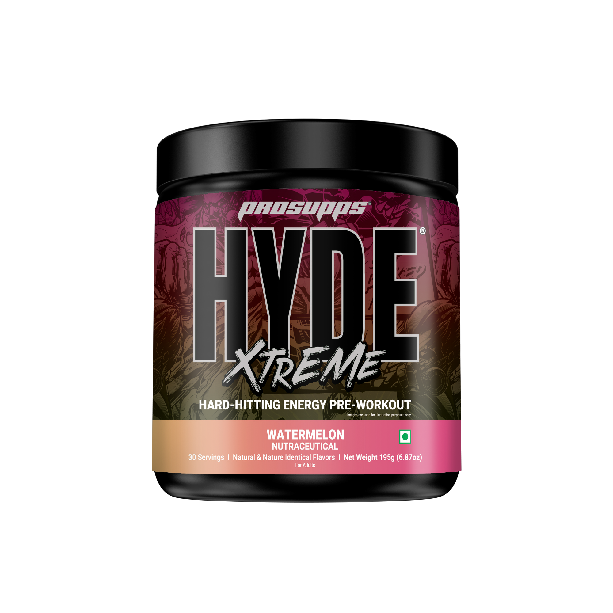 Prosupps Hyde Xtreme Pre Workout - 15 Servings