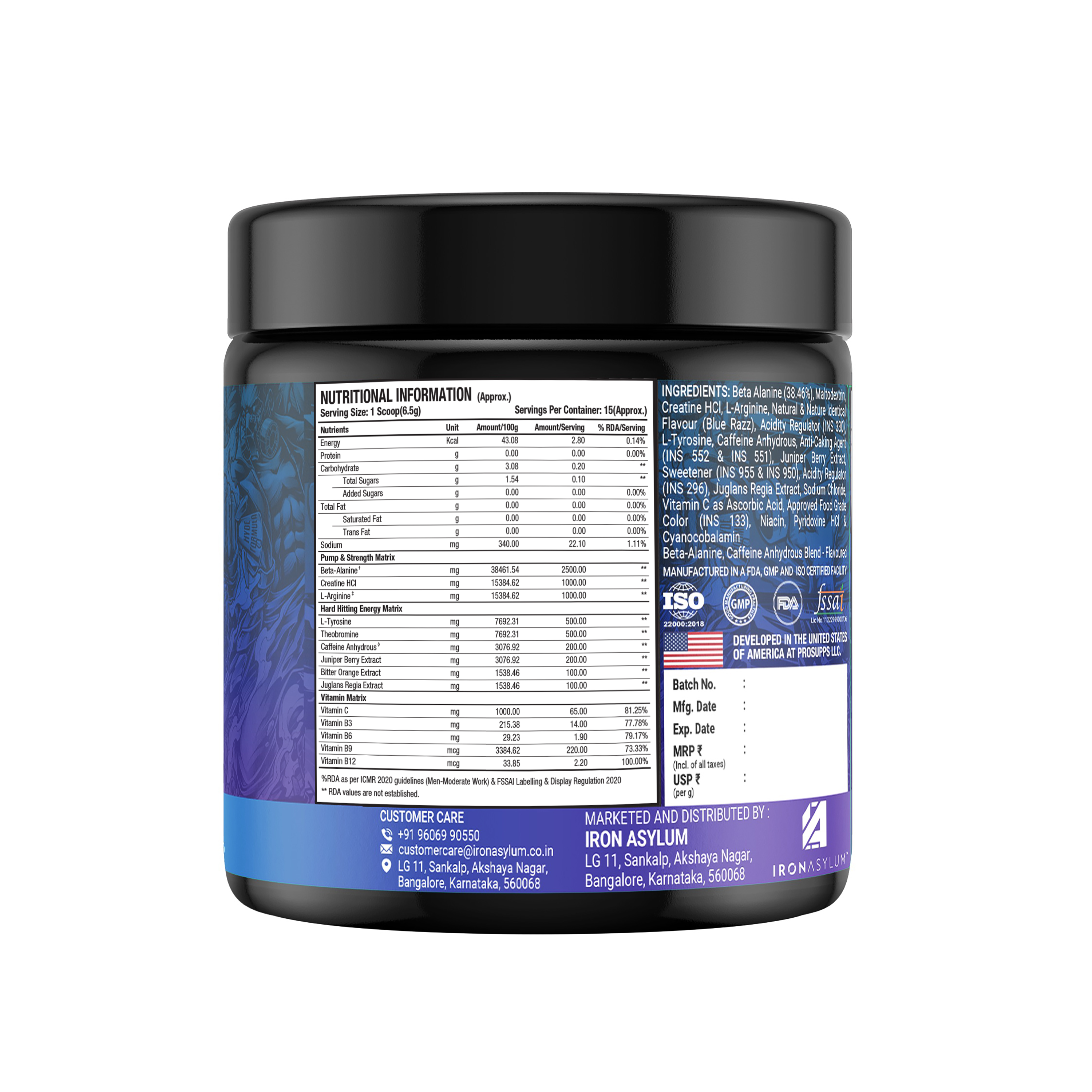 Prosupps Hyde Xtreme Pre Workout - 15 Servings