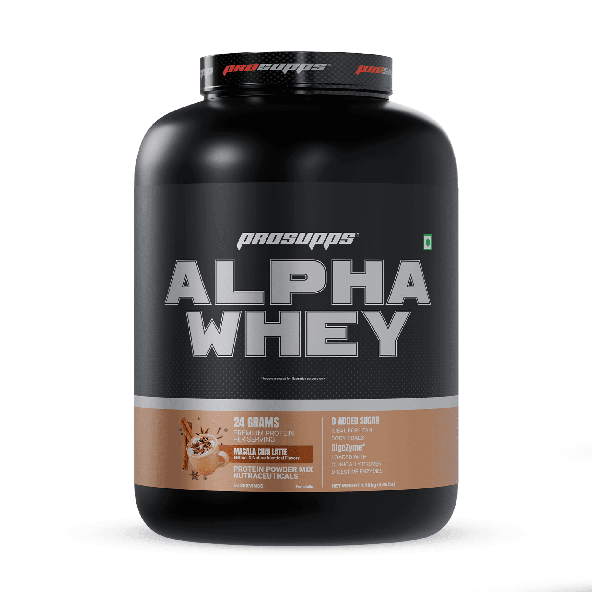 Prosupps Alpha Whey Protein Powder 1.98kg | Muscle Growth & Recovery Support