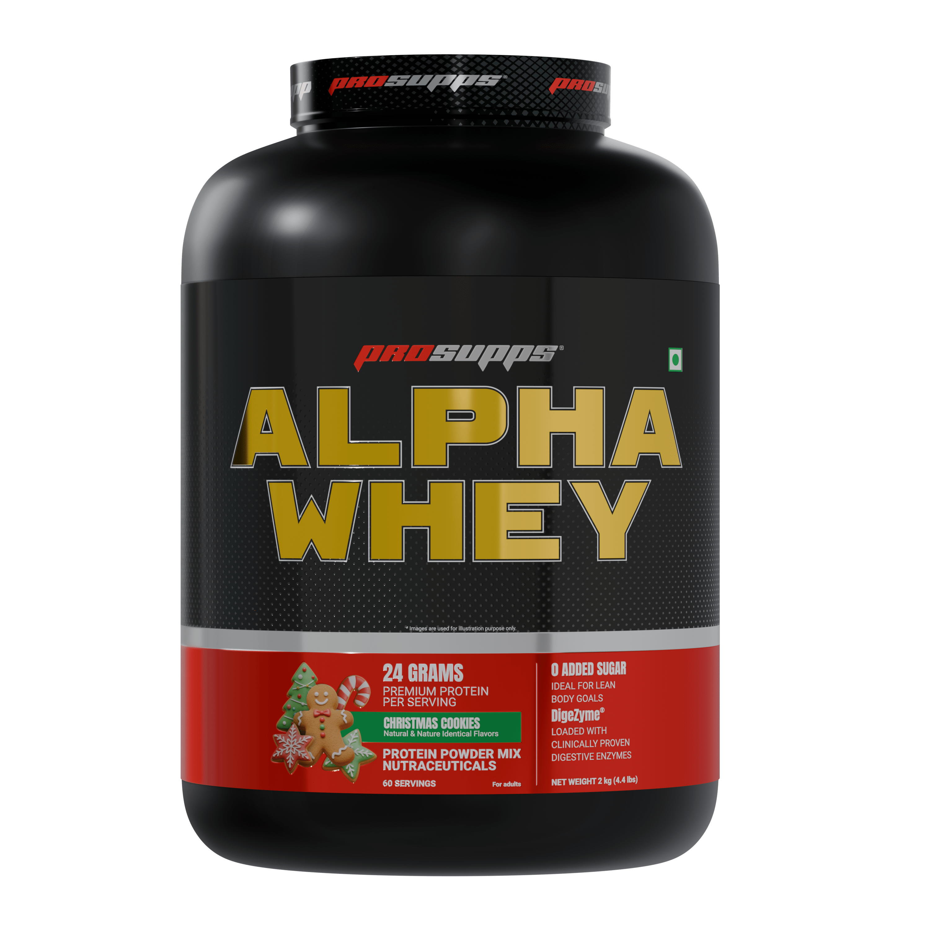 Prosupps Alpha Whey Protein Powder 1.98kg | Muscle Growth & Recovery Support - Prosupps