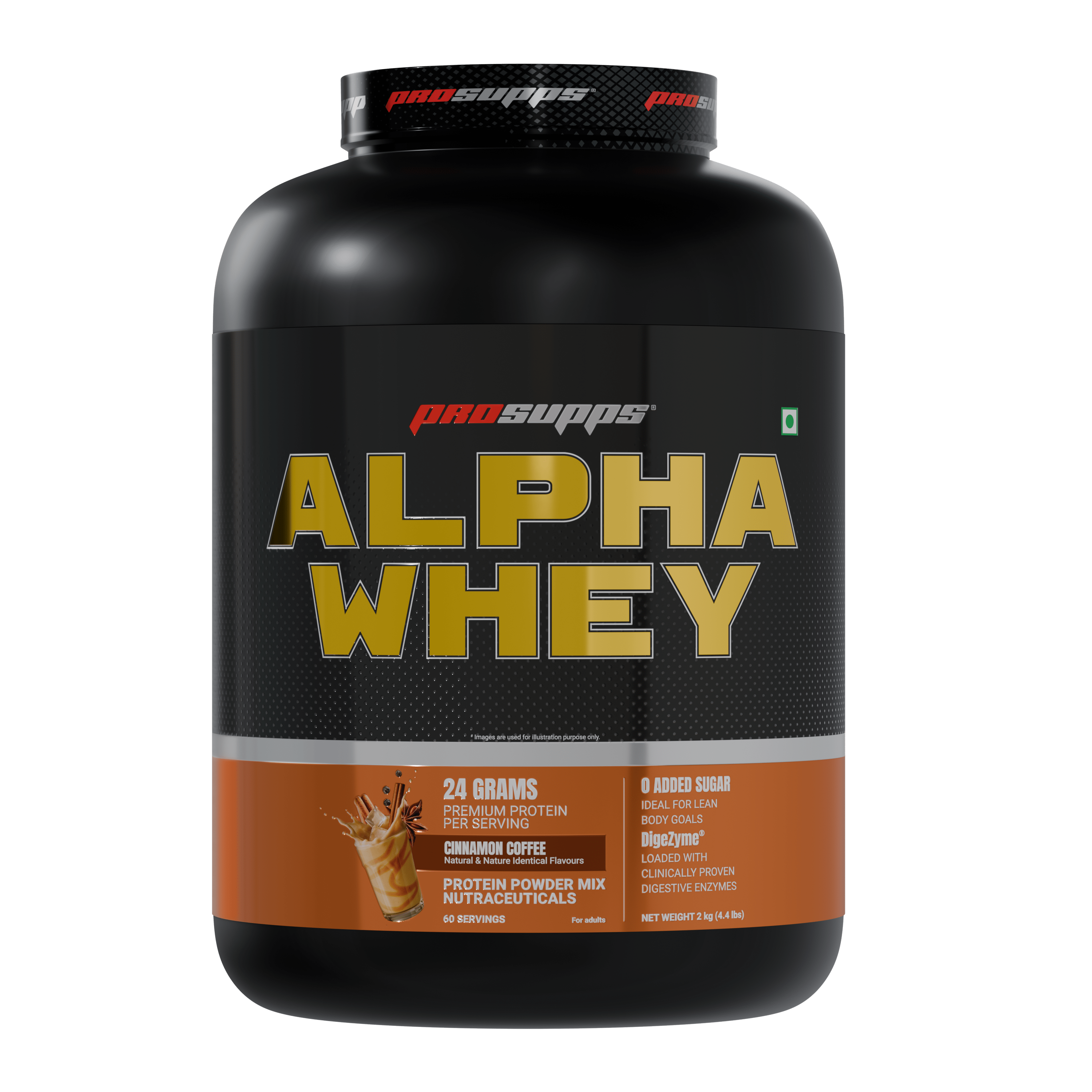 Prosupps Alpha Whey Protein Powder 1.98kg | Muscle Growth & Recovery Support - Prosupps