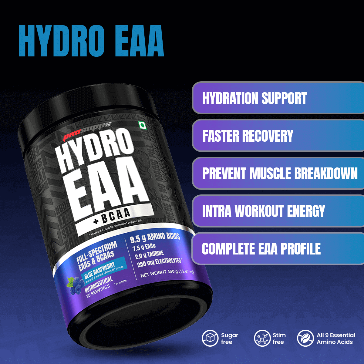 PS Hydro EAA 30 Servings - Prosupps India