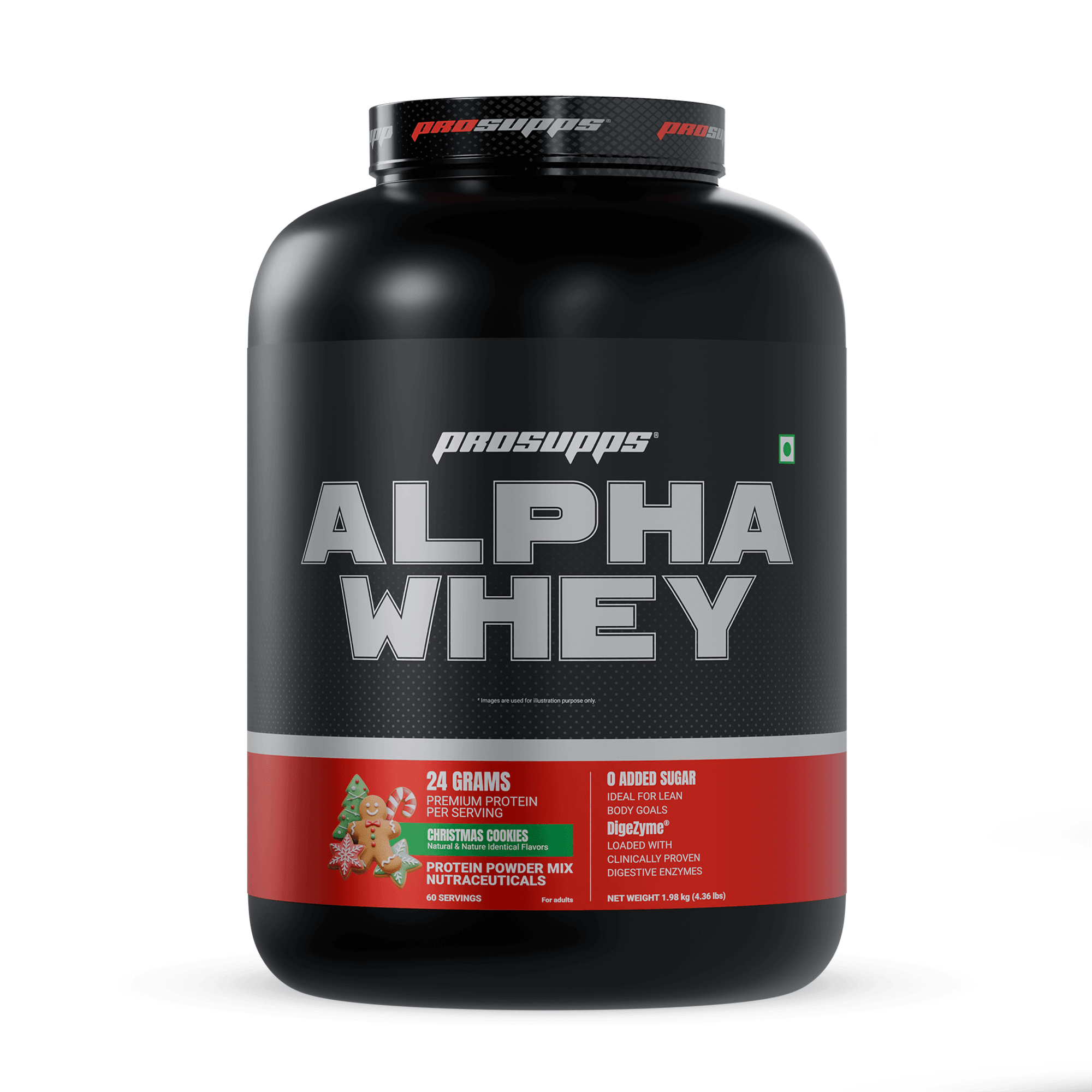 Prosupps Alpha Whey Protein Powder 1.98kg | Muscle Growth & Recovery Support