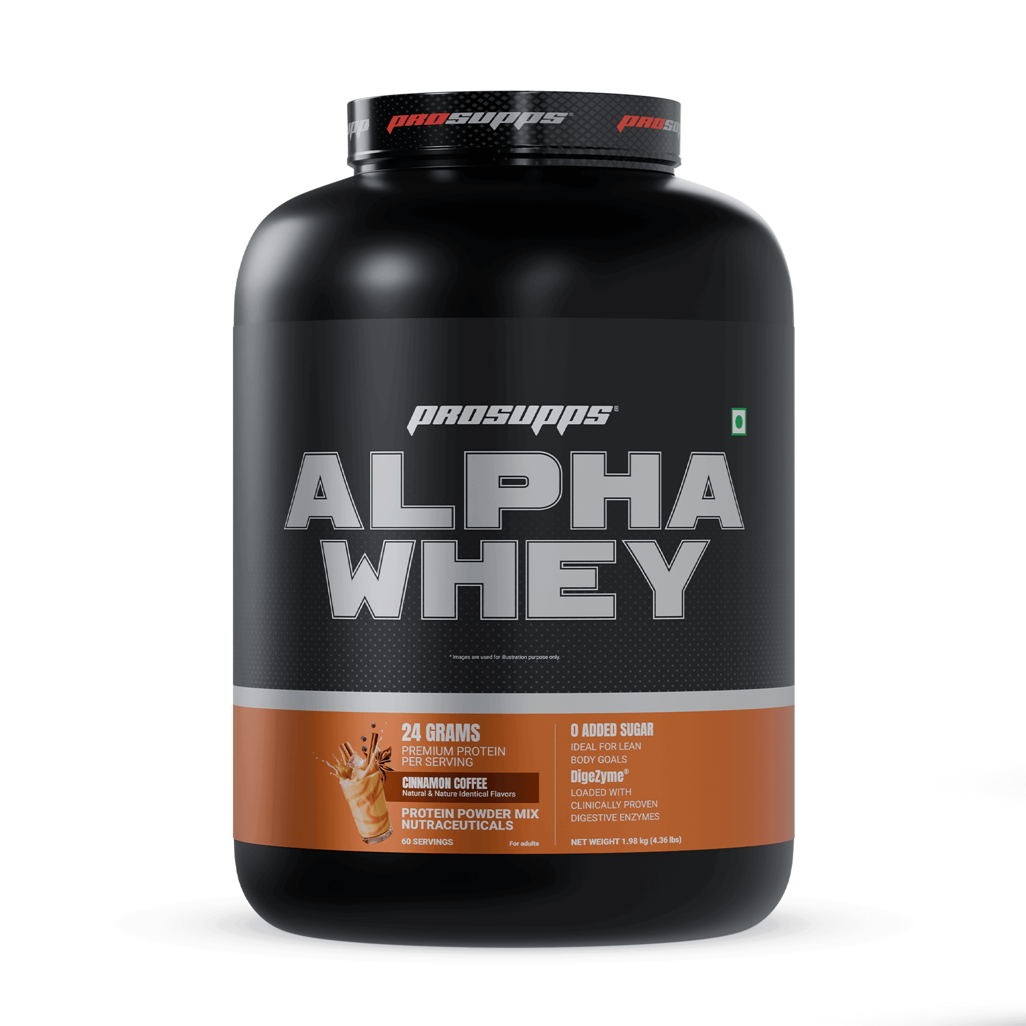 Prosupps Alpha Whey Protein Powder 1.98kg | Muscle Growth & Recovery Support