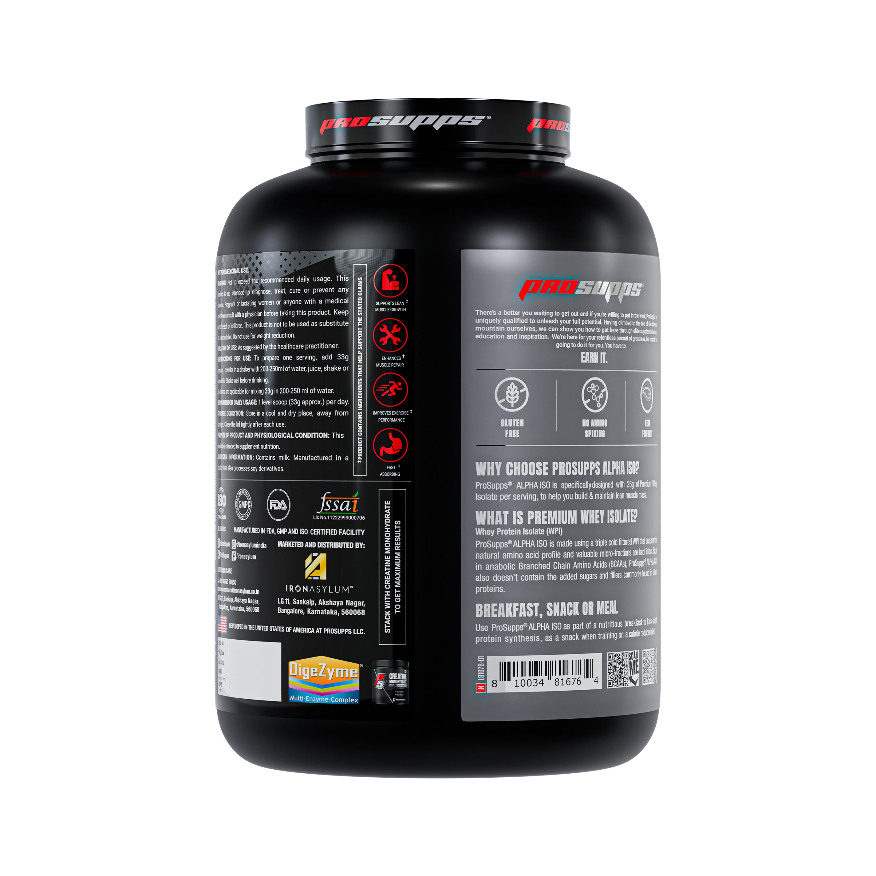 ProSupps Alpha ISO 4.4lbs Whey Protein Isolate - Prosupps