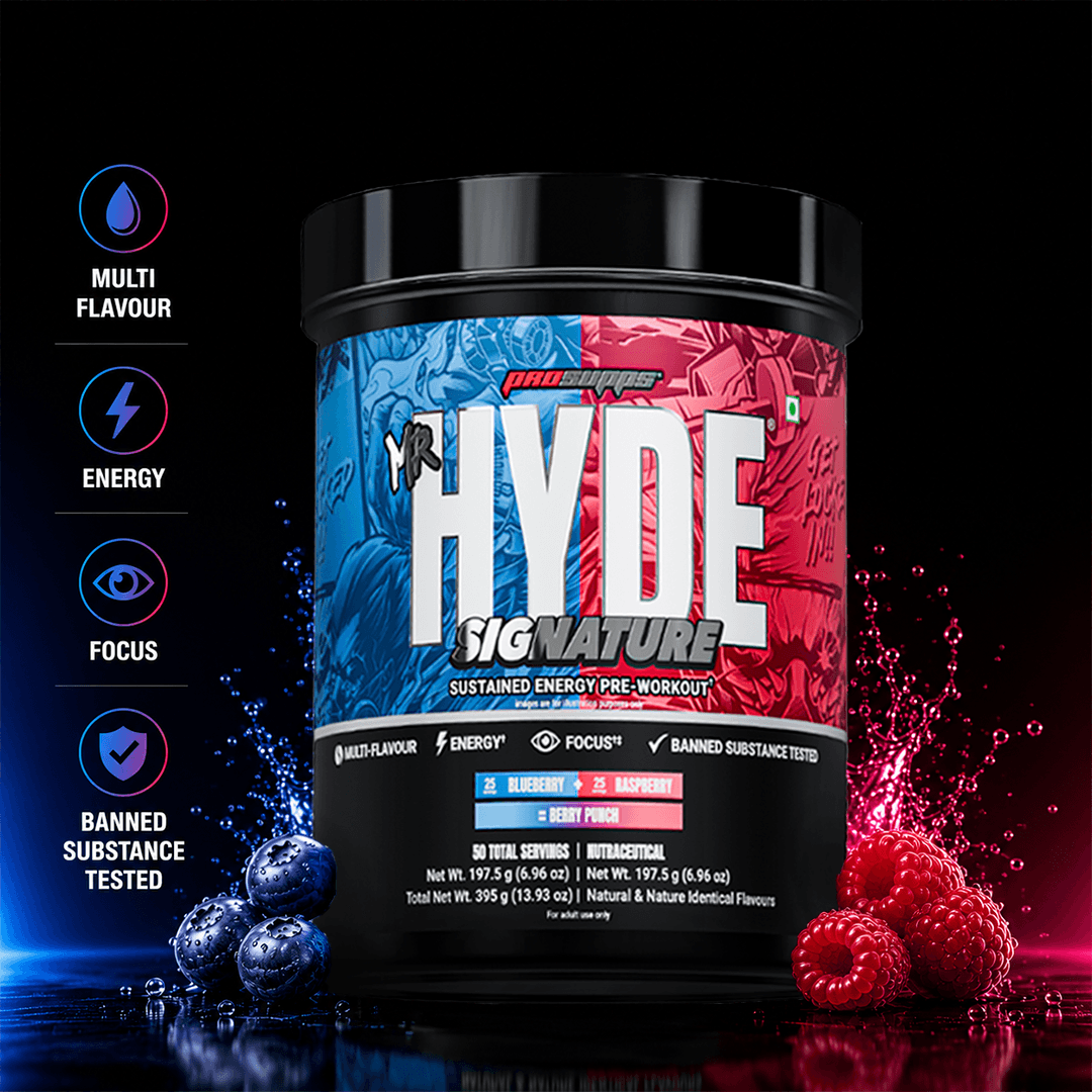 Prosupps Hyde Signature Pre Workout |Dual Tub| Try 3 Amazing Flavor in One Box